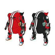 Hasegawa H64788 1/35 MechatroWeGo No.17 Sports Flame and Jet Black Two Kits In The Box