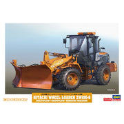 Hasegawa 66102 1/35 Hitachi Wheel Loader ZW100-6 Multiplow Snowplow Working Machine
