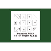 Hobbyboss 81792 1/48 Messerschmitt Bf-109E-4