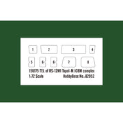 Hobby Boss H82952 1/72 15U175 TEL of RS-12M1 Topol-M ICBM complex
