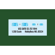Hobby Boss 83524 1/350 USS Gato SS-212 1944