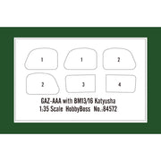 Hobby Boss 84572 1/35 GAZ-AAA with BM13/16 Katyusha