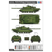 HobbyBoss 1/48 British Challenger 2 Enhanced Armour Plastic Model Kit