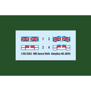 HobbyBoss 1/350 HMS General Wolfe Plastic Model Kit