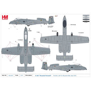 Hobby Master 1343 1/72 A-10C Maryland Farewell 79-0104 104 FS Maryland ANG Sept 2025
