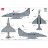 Hobbymaster 1436 1/72 A-4M Skyhawk Blacksheep 160030 VMA-214 US Marines 1989