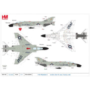 Hobbymaster 19062 1/72 F-4C Phantom II 64-0676, 45th TFS, Ubon, Thailand, 1965