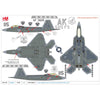 Hobbymaster 2825 1/72 F-22A Raptor 3rd FW 525 FS Elmendorf AFB 2011