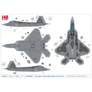 Hobby Master 2826 1/72 F-22 "90th FS 100th Anniv. Scheme" 09-4190, 90th FS, Elmendorf AB, 2017