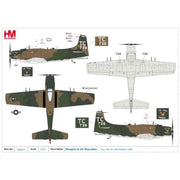 Hobby Master 1/72 Douglas A-1H "The Proud American" 52-139738 1st SOS NKP Royal Thai AFB June 1972