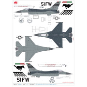 Hobby Master 1/72 F-16C Fighting Falcon 89-2136 51st FW Flagship Osan 2019