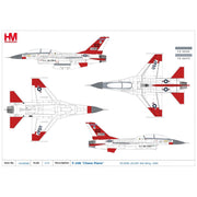 Hobby Master 1/72 F-16B Chase Plane 78-0099 6510th Test Wing 1990