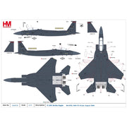 Hobby Master 4576 1/72 F-15E Strike Eagle 88-0705, 90th FS CO Jet, August 2005