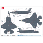 Hobbymaster 4617 F-35B Lightning II ZM149/015 HMS Prince of Wales 207 Sqn. June 2021 Sea Acceptance Trials