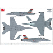 Hobby Master 5141 F/A-18E Golden Warriors 168910, VFA-87, 2017 Operation Inherent Resolve