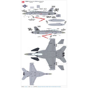Hobbymaster 5158 1/72 Boeing EA-18G Growler 166943 VAQ-124 USS Gerald R. Ford 2023 with 2 x Next Generation Jammer NGJ