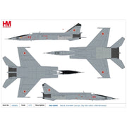 Hobby Master 5651 1/72 MIG-25RBT Red 46, 47th GRAP, 2nd Sqn., May 2001 (with 8 x FAB-500 bombs)