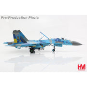 Hobby Master HA6027 1/72 Su-27 Flanker B Blue 21 Ukrainian Air Force w/2x JDAM-Er Gliding Bombs