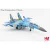 Hobby Master HA6027 1/72 Su-27 Flanker B Blue 21 Ukrainian Air Force w/2x JDAM-Er Gliding Bombs