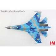 Hobby Master HA6027 1/72 Su-27 Flanker B Blue 21 Ukrainian Air Force w/2x JDAM-Er Gliding Bombs