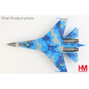 Hobby Master HA6027 1/72 Su-27 Flanker B Blue 21 Ukrainian Air Force w/2x JDAM-Er Gliding Bombs