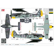 Hobby Master HA7429 1/48 FW 190A-3 Black 13 8/JG.2 Luftwaffe WWII