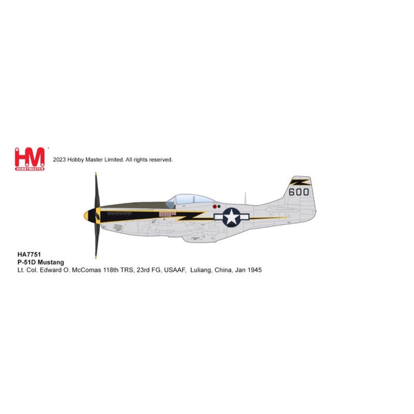 Maquette Avion P-51D Mustang 1:48 Hobby Master - édition Edward McComas, Boîte Scellée