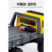 Hobby Plus RC 1810430 1/18 CR-18P 6x6 Flatbed (Yellow) Brushed