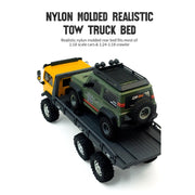 Hobby Plus RC 1810430 1/18 CR-18P 6x6 Flatbed (Yellow) Brushed