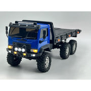 Hobby Plus RC 1810431 1/18 CR-18P 6X6 Flatbed (Blue) Brushed