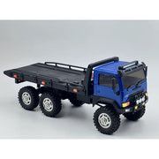 Hobby Plus RC 1810431 1/18 CR-18P 6X6 Flatbed (Blue) Brushed