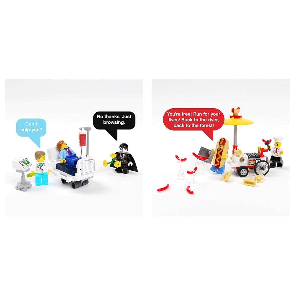 LEGO Small Parts: The Secret Life of Minifigures by Aled Lewis 9781452182254