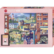 Heye 30029 Movie Masters Allfred Hitchcock and His Films 1000pc Jigsaw Puzzle