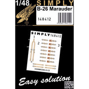 HGW 148412 1/48 Martin B-26 Marauder Seatbelts