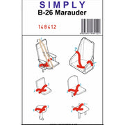 HGW 148412 1/48 Martin B-26 Marauder Seatbelts