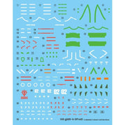 G-Rework CD-H-GQ06 Premium Decal for HG GfreD