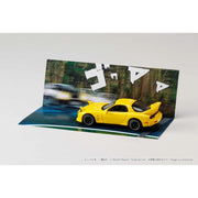 Hobby Japan HJDMD002B 1/64 Mazda RX-7 (FD3S) Project D Initial D Keisuke Takahashi VS Wataru Akiyama