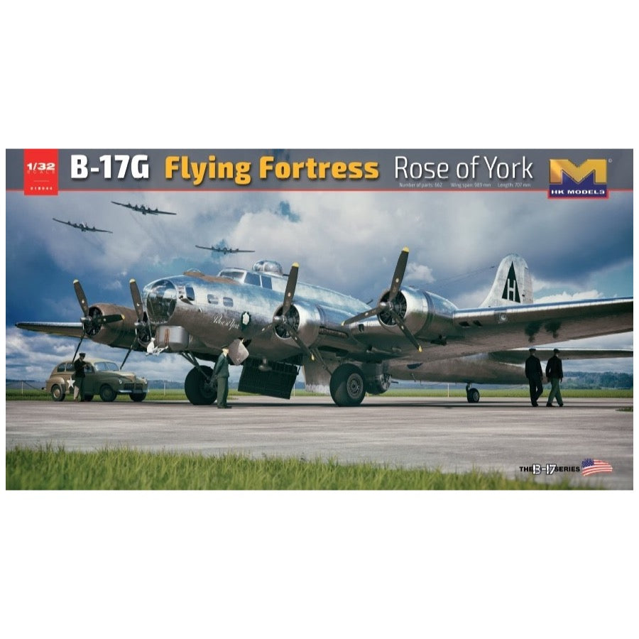 Hong Kong Models 01E044 1/32 B-17G Early Version Rose of York Limited Edition incl Princess Elizabeth  Resin Figure
