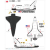Hobby Master HL1408 1/200 Space Shuttle Enterprise Edwards AB 1977