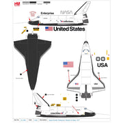 Hobby Master HL1408 1/200 Space Shuttle Enterprise Edwards AB 1977