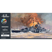 Heller HLL55078 1/400 Bismarck + Tirpitz TWINSET Starter Kit