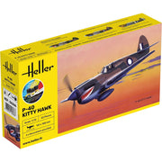 Heller HLL56266 1/72 P-40 Kitty Hawk w/RAAF decals Starter Kit