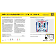 Heller HLL56310 1/72 L-749 Constellation Air France Starter Kit