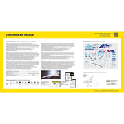 Heller HLL56469 1/72 Concorde Air France Starter Kit