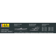 Heller HLL57002 1/400 U-Boat Type VII C Starter Kit