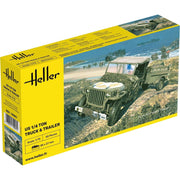 Heller HLL79997 1/72 US 1/4 Ton Truck & Trailer