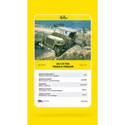 Heller HLL79997 1/72 US 1/4 Ton Truck & Trailer