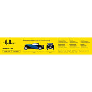 Heller HLL80706 1/24 Bugatti T 50