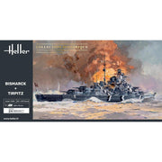 Heller HLL85078 1/400 Bismarck + Tirpitz TWINSET