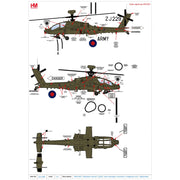 Hobby Master HH1208 1/72 WAH-64D Operation Herrick ZJ229 Joint Helicopter Command 4 Regiment AAC Afghanistan
